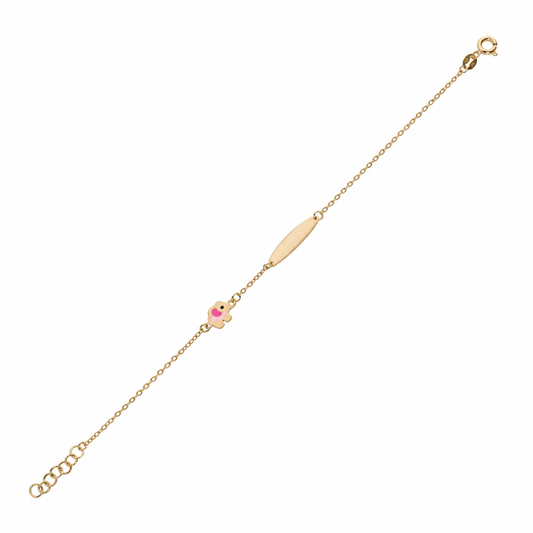 Bracelet plaqué or 18 carats