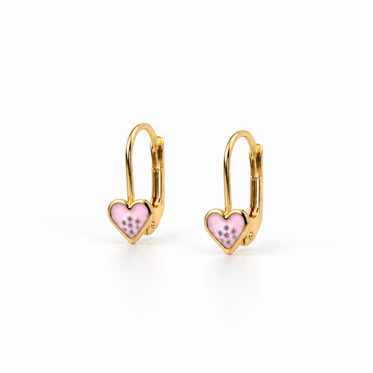 Boucles d'oreilles bébé en or 18 carats