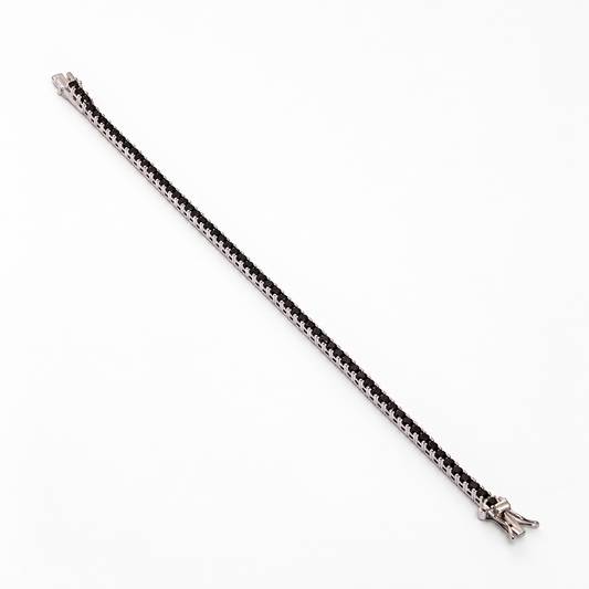 Tennis argento 925 pietre nere 2,5mm CIRCELLI BIJOUX