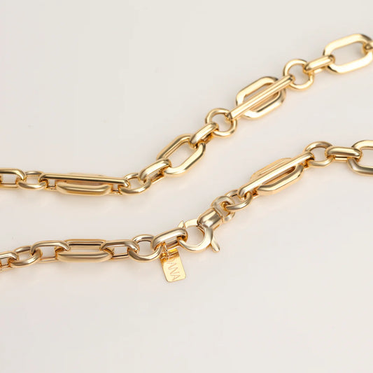 DANA L'OR 9 CARATI 9K gold heritage men's bracelet 