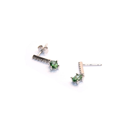 Orecchini colorfull oro bianco 18 carati