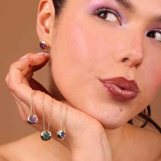 BARBIERI 925 silver heart necklace