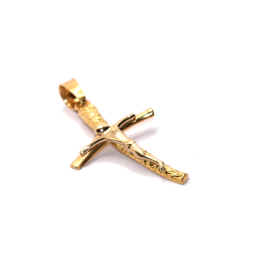 18K gold cross