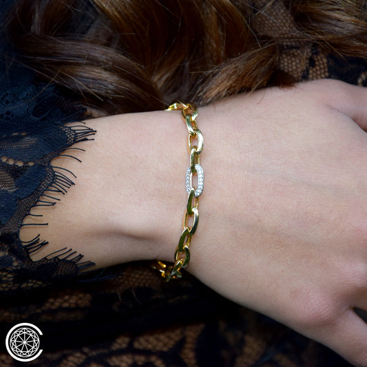 Bracciale a Catena da Donna in Oro 18 carati