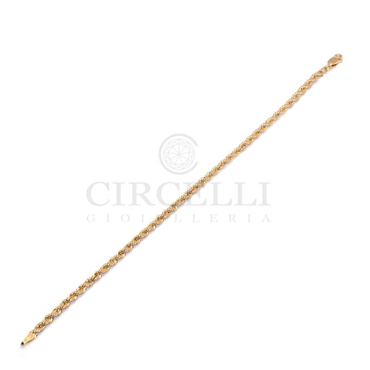 Bracciale corda 4° misura oro 18k