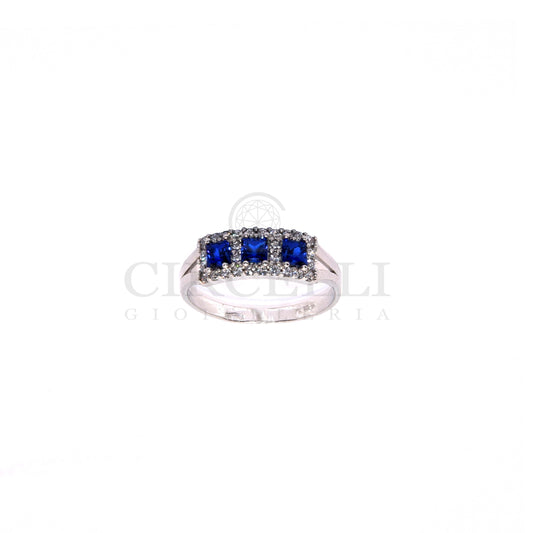 anello oro bianco 18k
