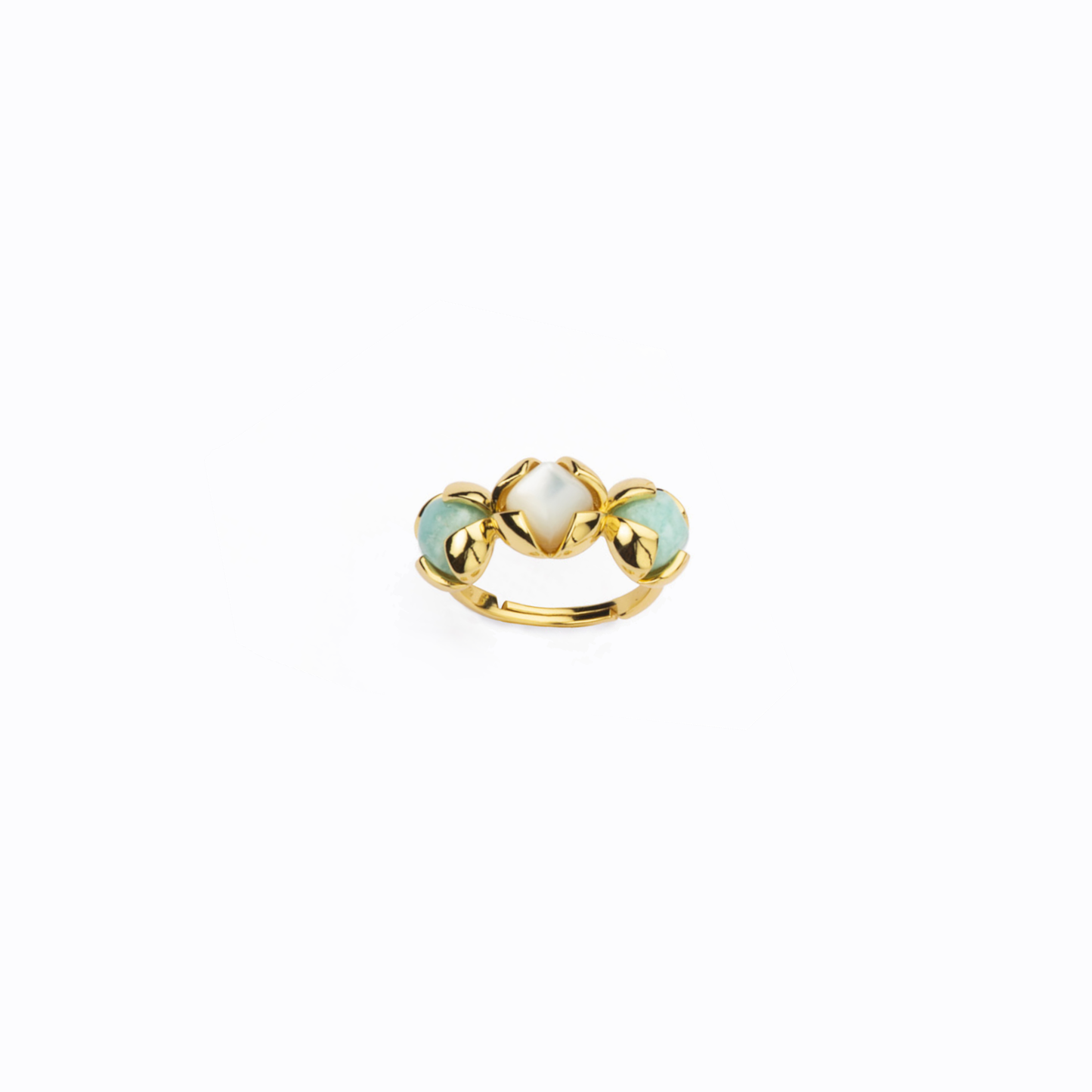 Anello boccioli gold argento 925 BARBIERI