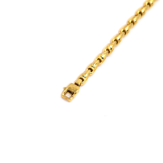 Bracciale tubolare oro 18 carati