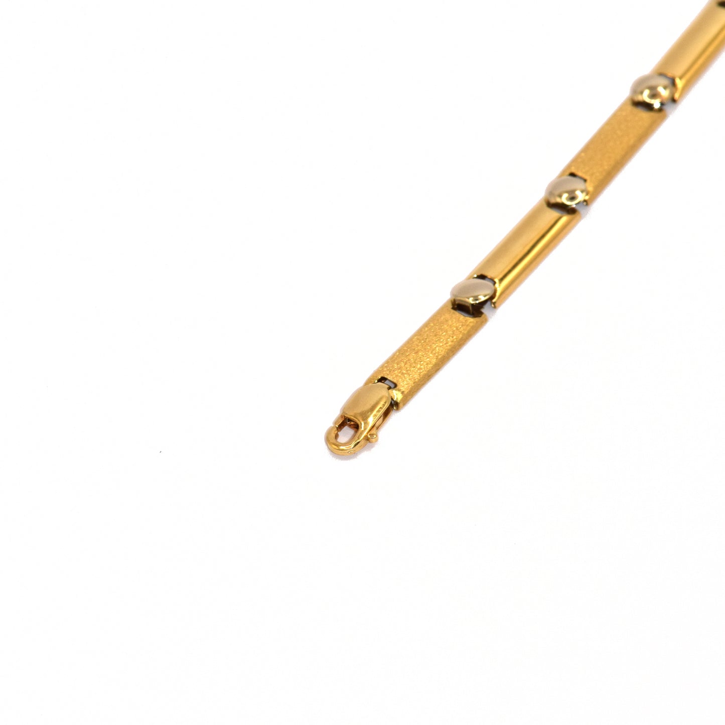 Bracciale piastre oro 18k