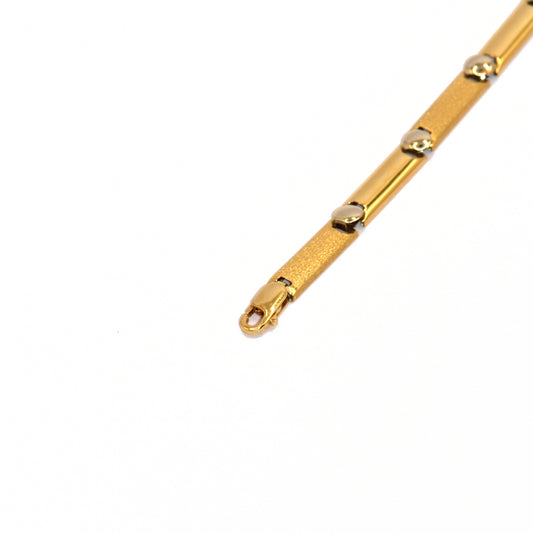 Bracciale piastre oro 18 carati