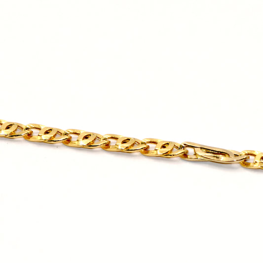 Collana bicolore oro 18 carati