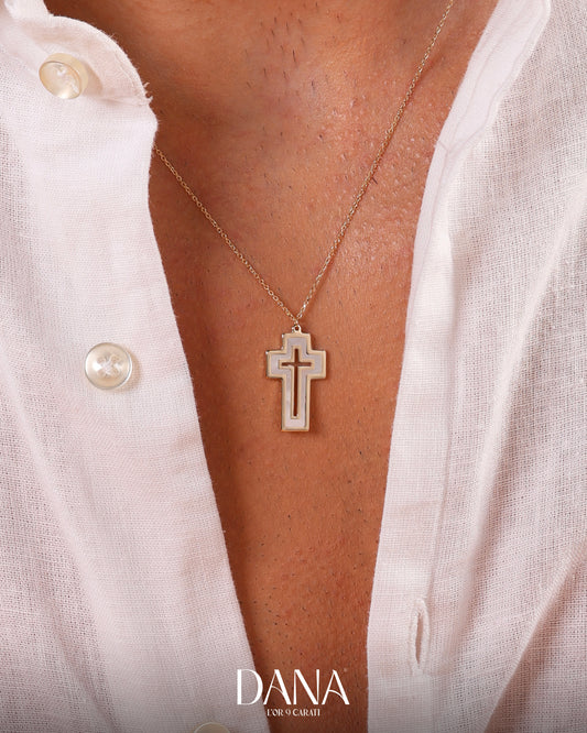Collana croce oro 9 carati DANA L'OR 9 CARATI