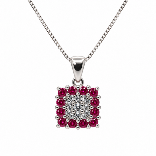 Collier en or blanc 18 carats