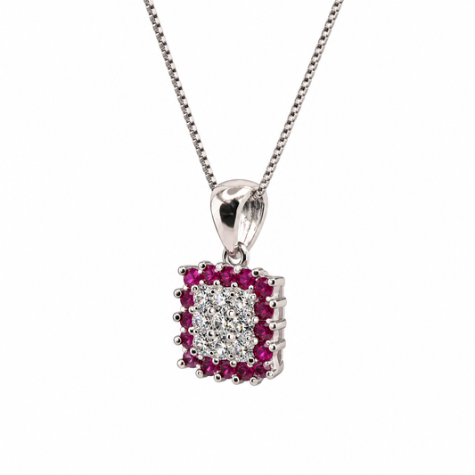 Collier en or blanc 18 carats