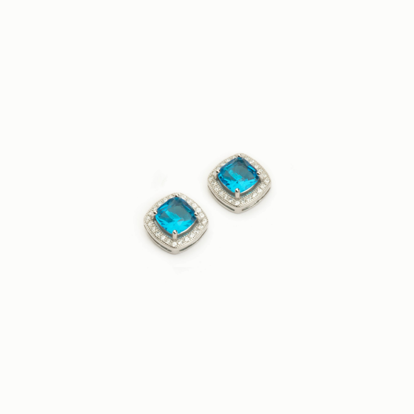 Orecchini Acquamarina argento 925 BARBIERI