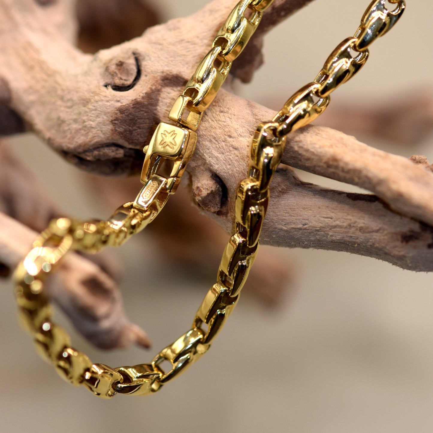 Bracciale tubolare oro 18k