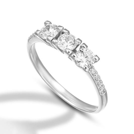 Women's Ring Harmonia Collection - Trilogy Model DANA L'OR 9 CARATS