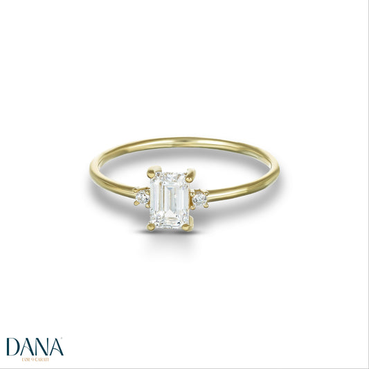 Anello baguette oro 9 carati DANA L'OR 9 CARATI