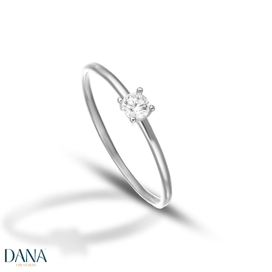 Anello da Donna Collezione Harmonia - Modello Solitario DANA L'OR 9 CARATI