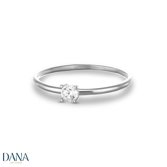 Anello da Donna Collezione Harmonia - Modello Solitario DANA L'OR 9 CARATI