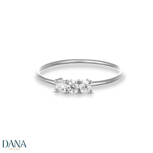 Anello da Donna Collezione Harmonia - Modello Trilogy DANA L'OR 9 CARATI