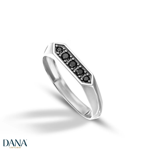 Anello da Uomo e da Donna Collezione Eidos - Exagon - DANA L'OR 9 CARATI