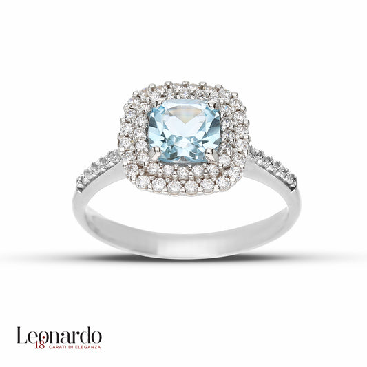 Bague en or 18 carats et topaze