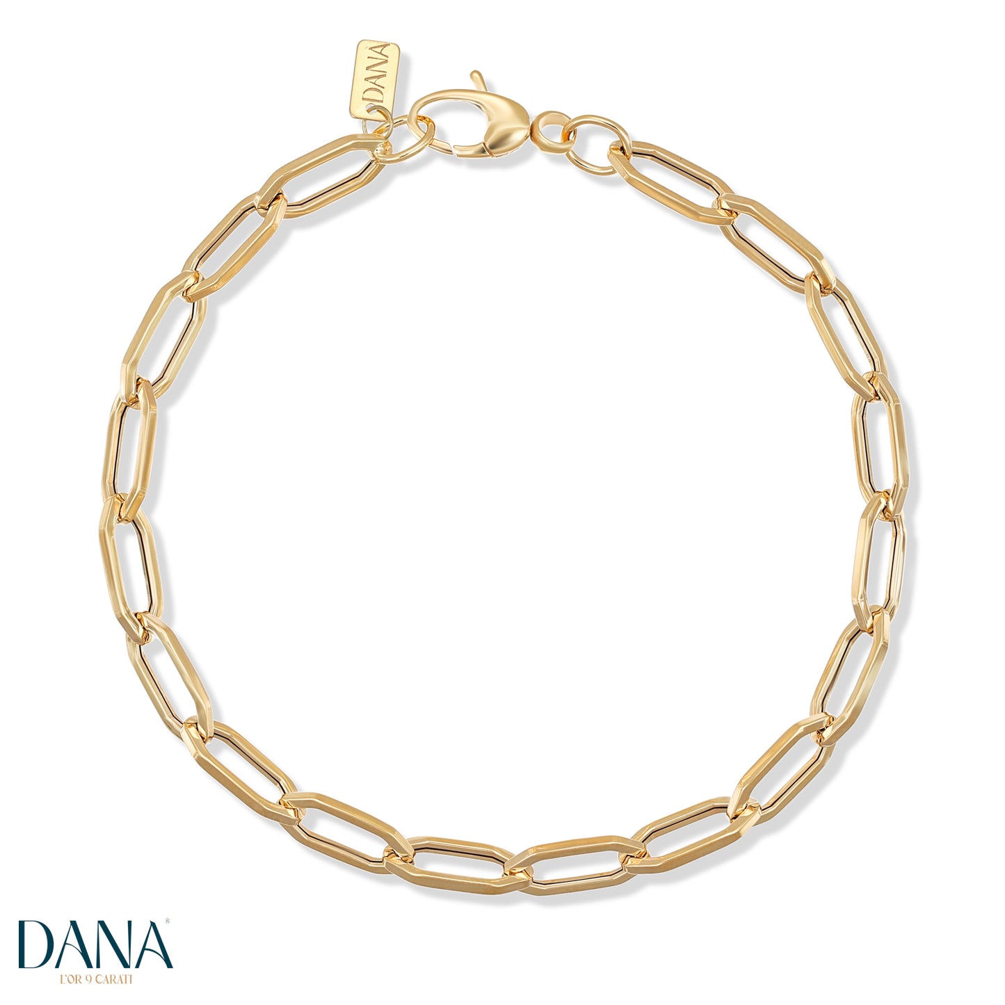 Bracciale uomo hexa oro 9 carati DANA L'OR 9 CARATI