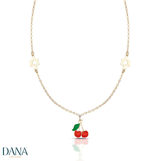 Collana Baby Dana Petit - Ciliegia DANA L'OR 9 CARATI