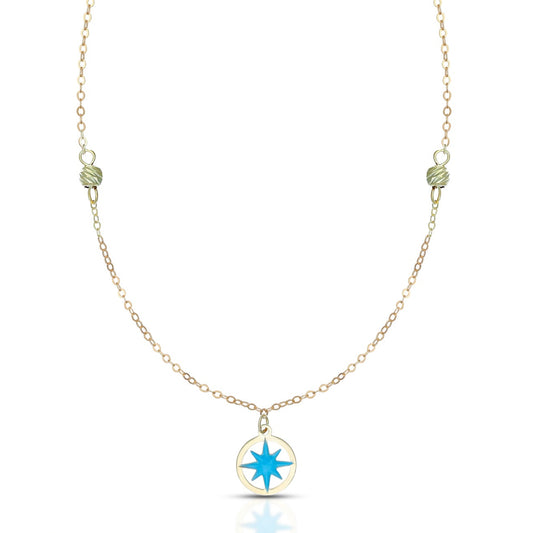 Collana Baby Collezione Petit - Rosa dei Venti DANA L'OR 9 CARATI