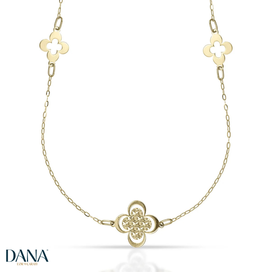 Collana da Donna Collezione Clover - DANA L'OR 9 CARATI