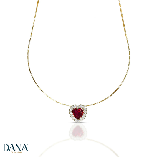 Collana da Donna Collezione Charlotte - Cuore - DANA L'OR 9 CARATI