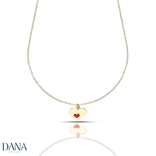 Collana cuore oro 9 carati DANA L'OR 9 CARATI