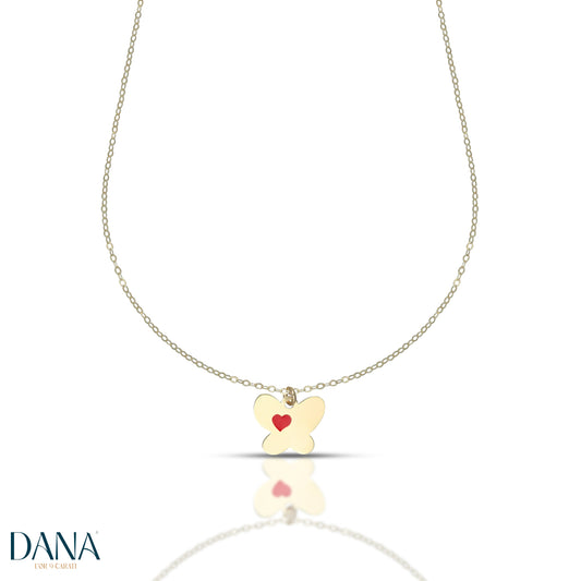 Collana farfalla oro 9 carati DANA L'OR 9 CARATI
