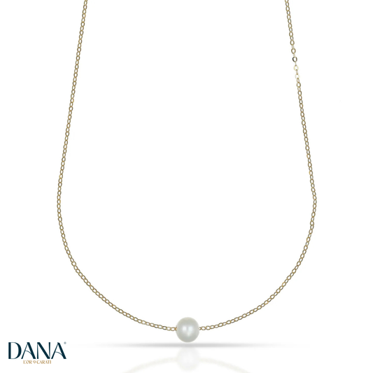 Collana da Donna Collezione Oceania con perlina da 5 mm - DANA L'OR 9 CARATI