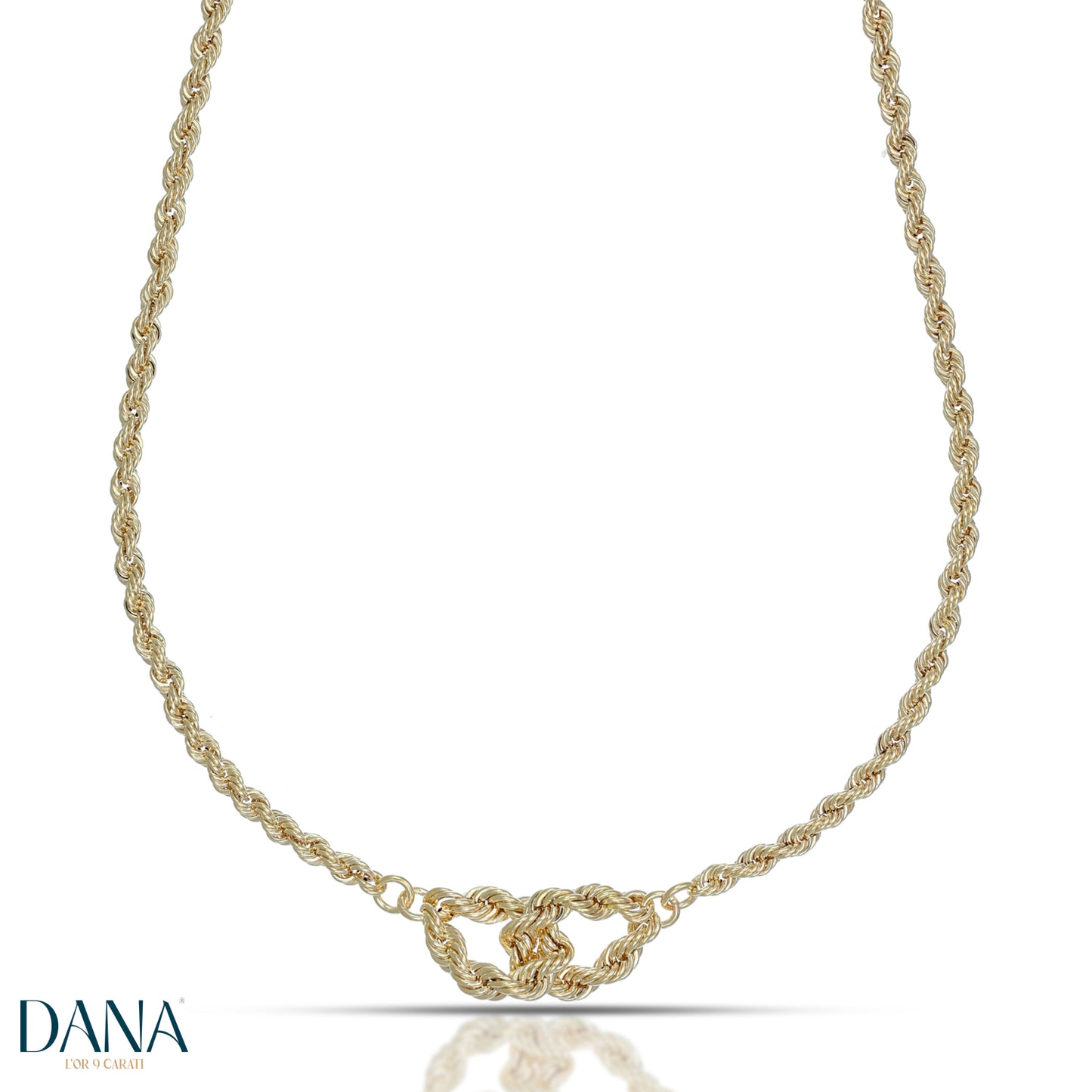 Collana nodo oro 9 carati DANA L'OR 9 CARATI