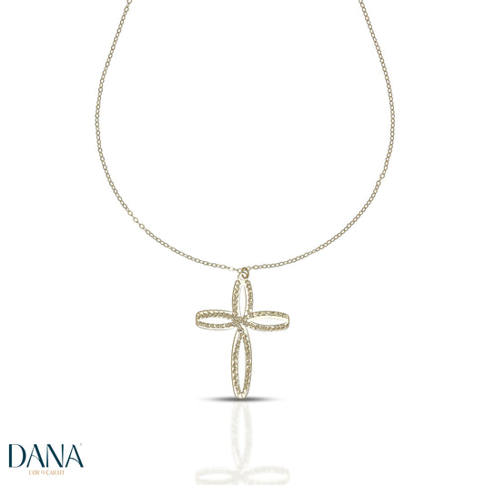 Collana croce oro 9 carati DANA L'OR 9 CARATI