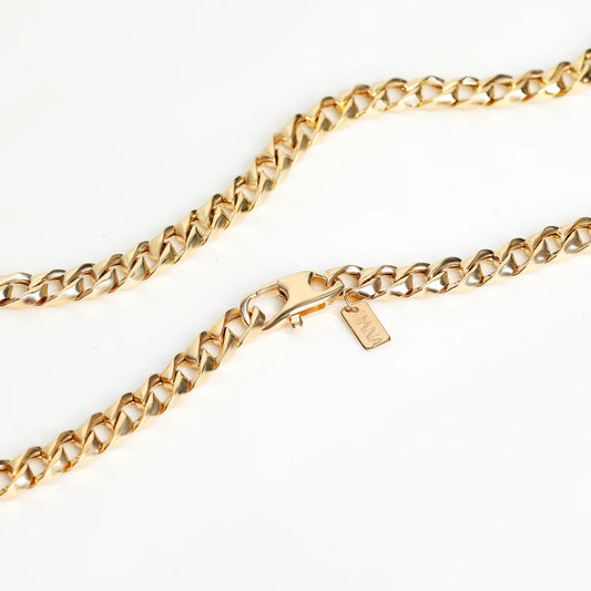 DANA L'OR 9 CARATI 9K gold men's curb bracelet 