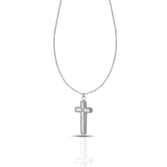 Collana croce double face collezione Corpus Lux oro 9 carati DANA L'OR 9 CARATI