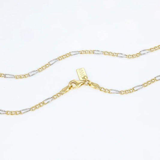 Bracelet gourmette pour homme DANA L'OR 9 CARATI en or 9 carats 