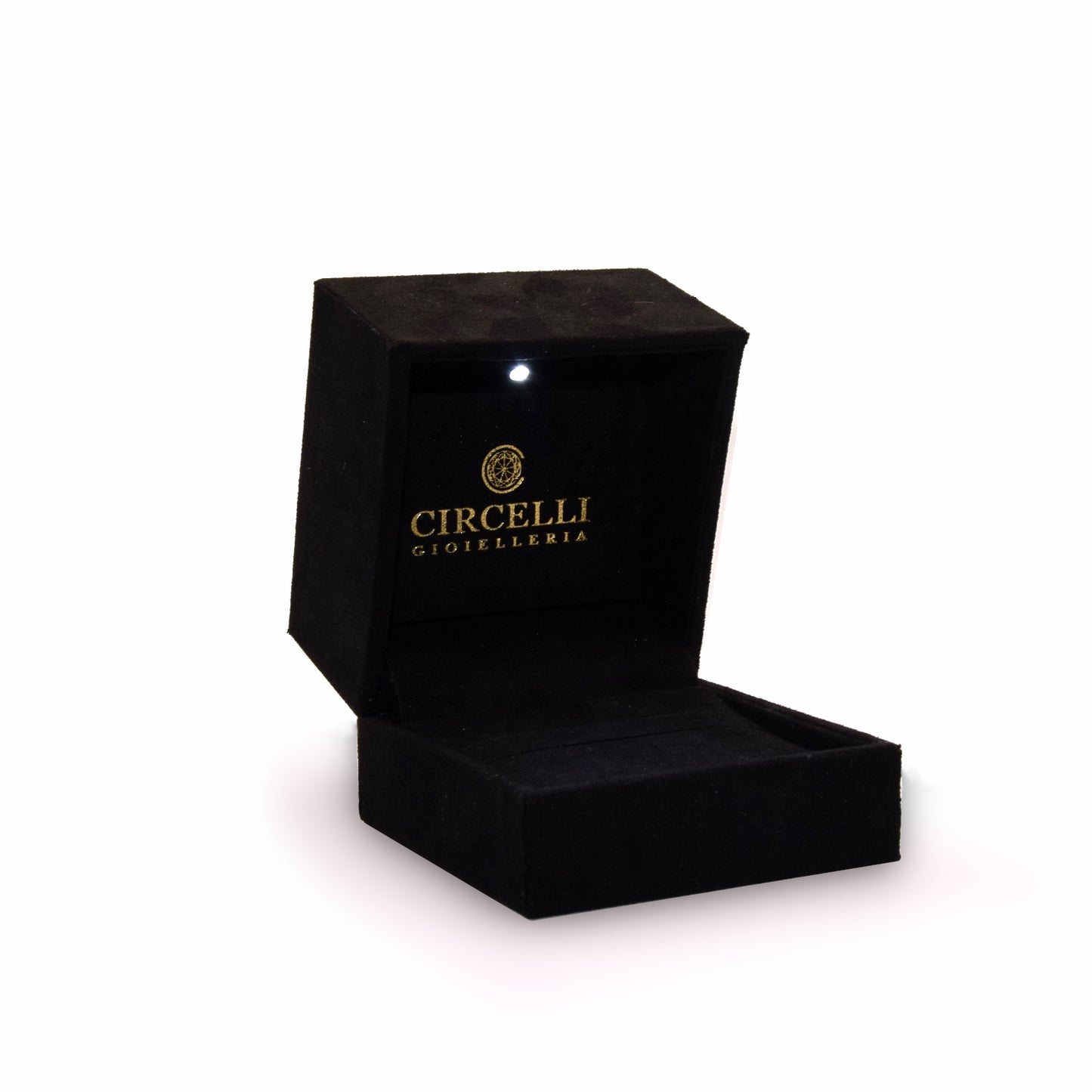 Anello smeraldo e diamanti in oro bianco 18k