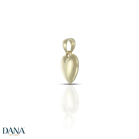 Pendente da Donna con Cuore Bombato - Collezione Iconica - DANA L'OR 9 CARATI
