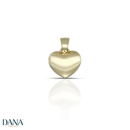Pendente da Donna con Cuore Bombato - Collezione Iconica - DANA L'OR 9 CARATI