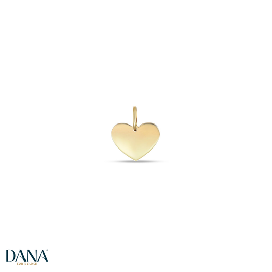 Pendente da Uomo e da Donna - Cuore 2° Misura - DANA L'OR 9 CARATI