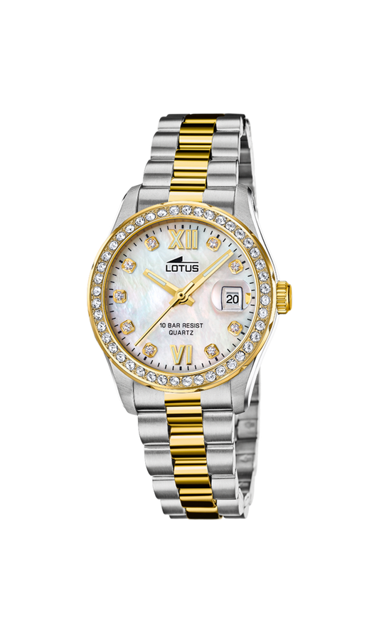 Lotus Two-Tone Freedom Watch for Women 