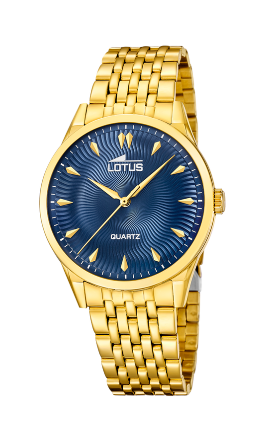 Orologio Lotus Classic Steel 19057/3 azzuro cinghia acciaio inossidabile, uomo