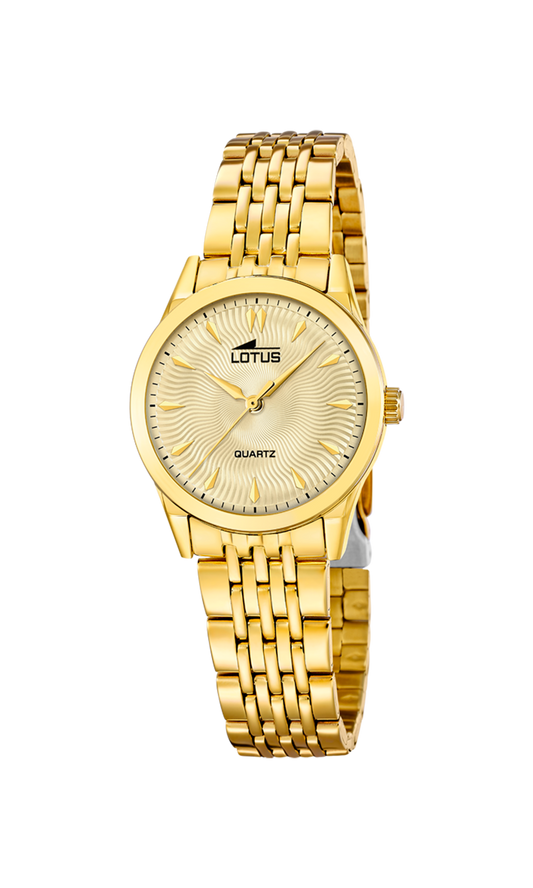 Orologio Lotus Classic Steel 19059/2 oro cinghia acciaio inossidabile, donna