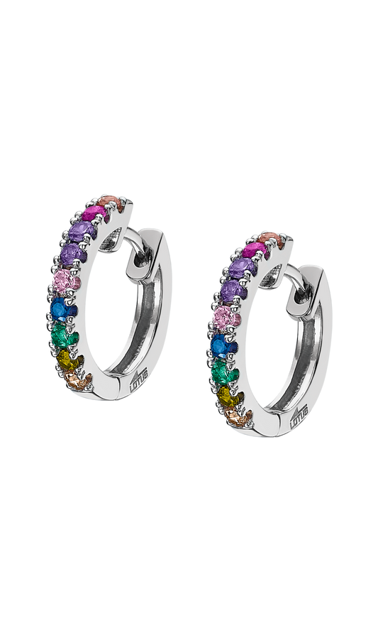 LOTUS SILVER EARRINGS LP1993-4/1 SILVER, WOMEN