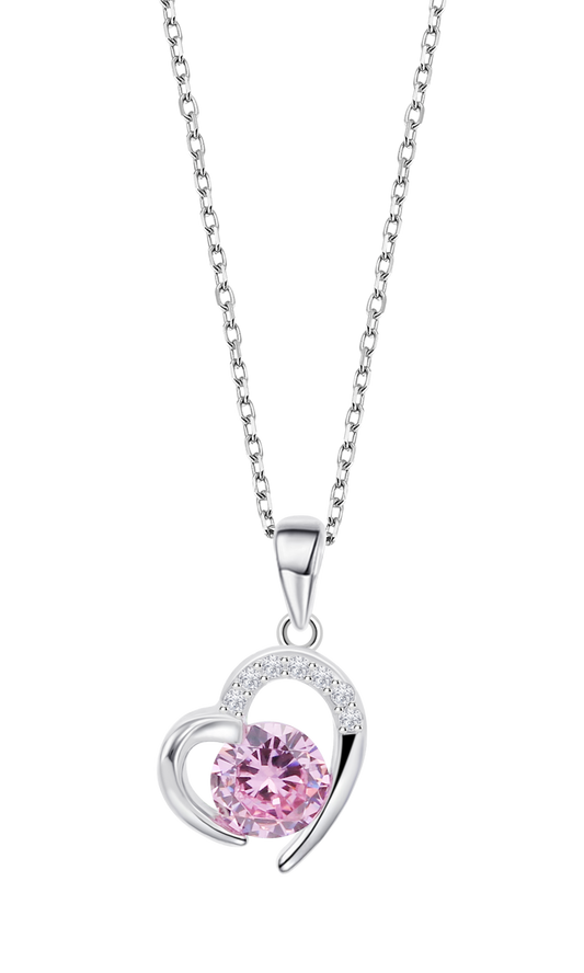 Lotus Silver Heart Necklace LP3106-1/3 Silver, Women