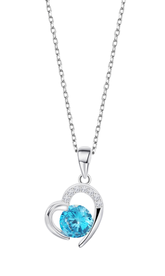 Lotus Silver Heart Necklace LP3106-1/2 Silver, Women